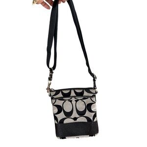 Coach signature crossbody